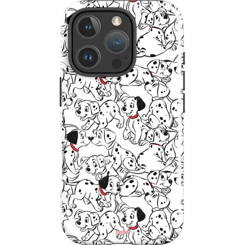 Disney 101 Dalmatians Pattern iPhone 16 Pro Max Impact Case